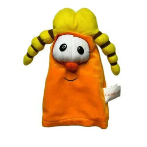 VeggieTales Laura Carrot Hand Puppet Plush CR Gibson 10 inch